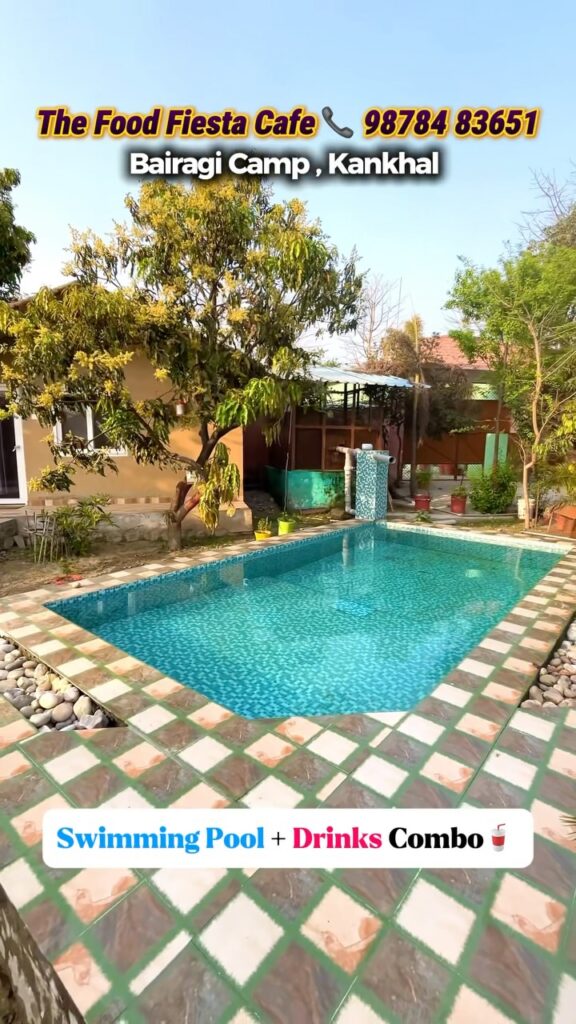 🏊‍♂️🍕 HARIDWAR KA PEHLA POOL CAFE! 🤩 Food Fiesta Cafe - Facebook video