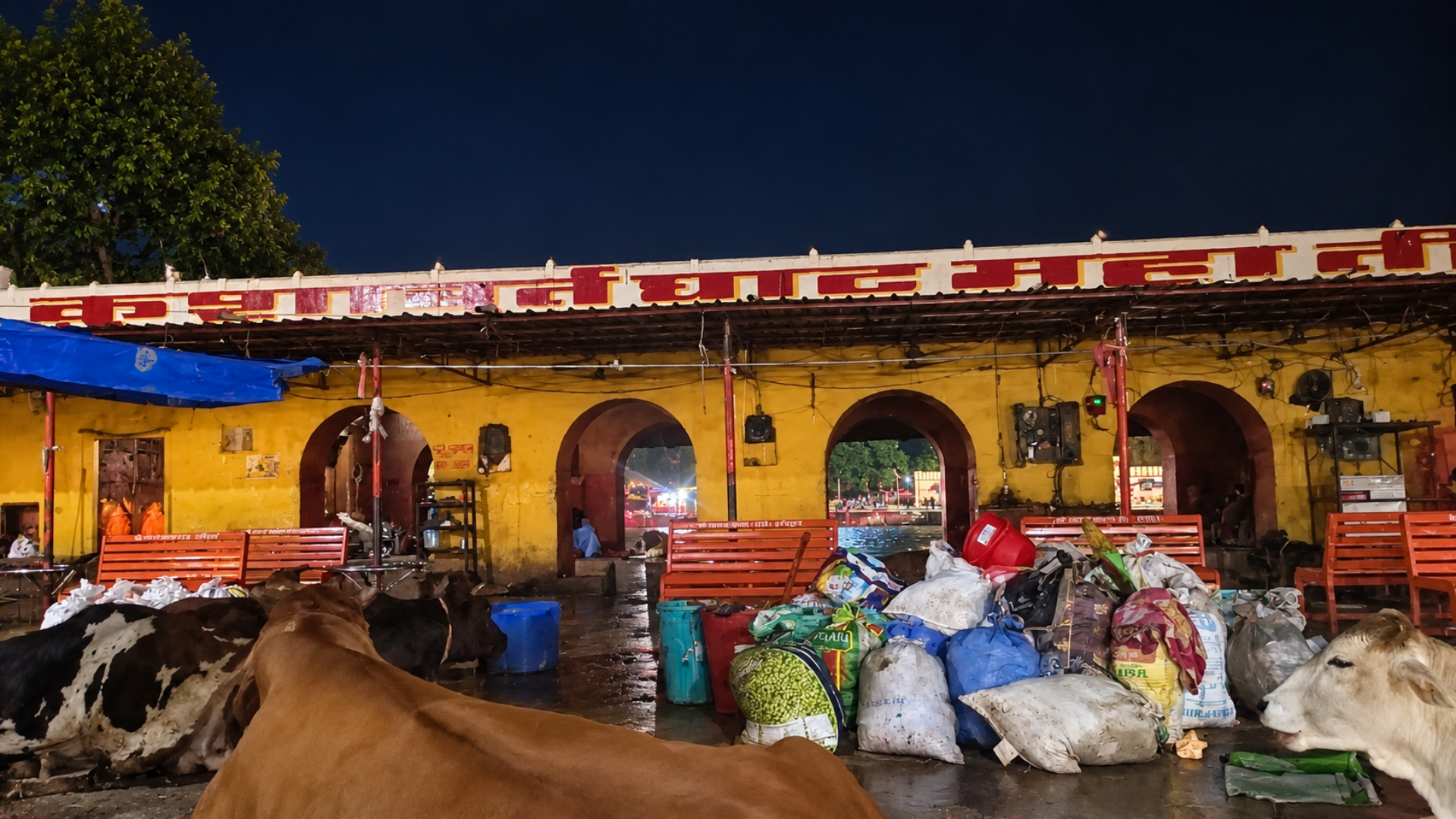 Kushavarta Ghat - रात में