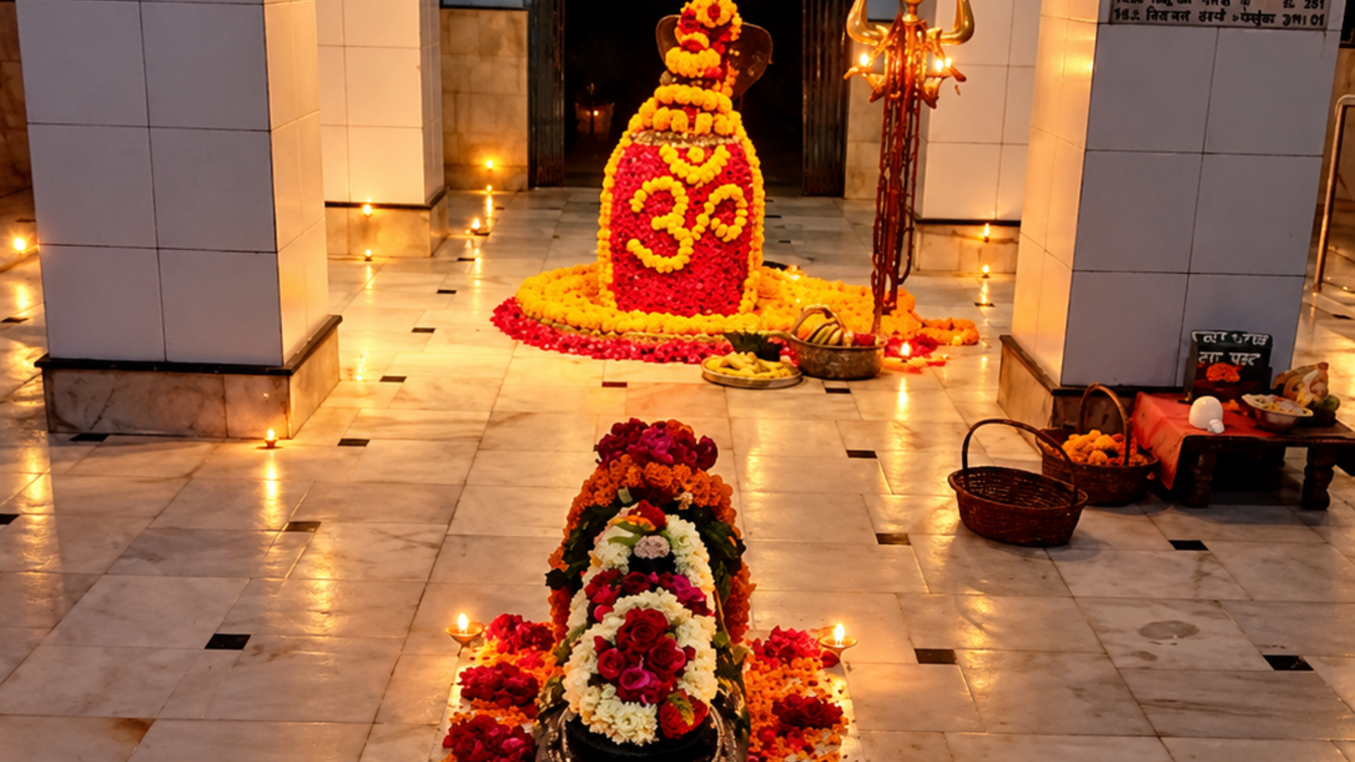 Neeleshwar Mahadev Temple - रात में