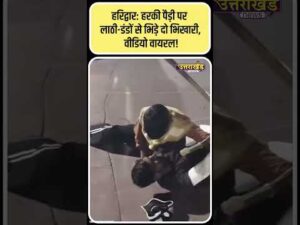 हरिद्वार: हरकी पैड़ी पर लाठी-डंडों से भिड़े दो भिखारी, वीडियो वायरल! | Uttarakhand News - YouTube video