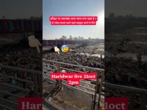 Haridwar live 21oct 2pm | Haridwar news #haridwarlive #ganga #ghat #viralvideo #travel #g… - YouTube video