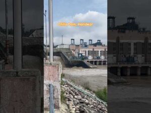 Chilla Dam in Haridwara #chilla #haridwar #uttarakhand #rishikesh #uttarakhandtourism - YouTube video
