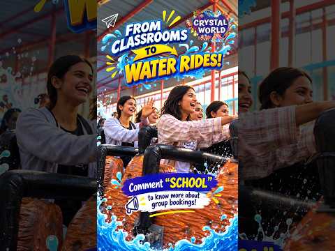 🎒 Plan an Epic School Trip at Crystal World! 🌊✨ #SchoolTrip #CrystalWorldHaridwar - YouTube video