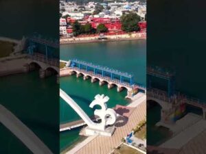 Haridwar Om Ghat Drone View #haridwar #harkipauri #haridwardroneview #omghat #haridwaraer… - YouTube video