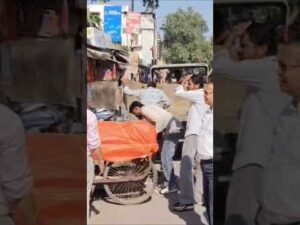 प्रशासन द्वारा हरिद्वार नगर में अपर रोड पर अतिक्रमण के विरुद्ध चलाया गया अभियान। - YouTube video